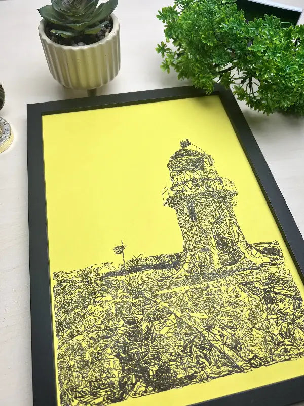 Custom pen plotter art — unique handcrafted gift. 
Every piece is made by hand using professional inks on premium quality paper. 
Original design, archival-grade durability, guaranteed excellence.
